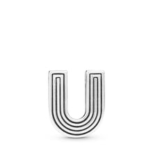 Load image into Gallery viewer, Pandora Reflexions Letter U Clip Charm