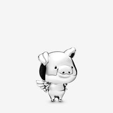 Load image into Gallery viewer, Pippo the Flying Pig Charm