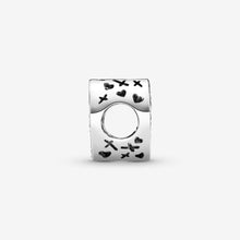 Load image into Gallery viewer, Sparkling Freehand Heart Charm