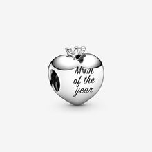 Load image into Gallery viewer, Mom Of The Year Heart Charm