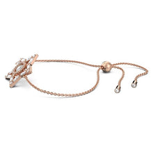 Load image into Gallery viewer, Stella bracelet Star, White, Rose gold-tone plated
