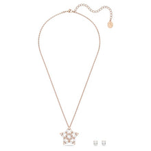 Load image into Gallery viewer, Stella set Star, White, Rose gold-tone plated