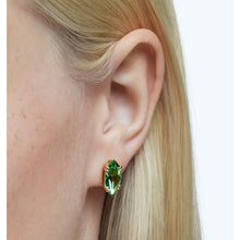 Load image into Gallery viewer, Gema stud earrings Green, Gold-tone plated