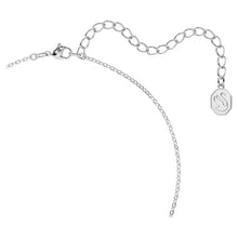 Load image into Gallery viewer, Millenia necklace Octagon cut, Blue, Rhodium plated