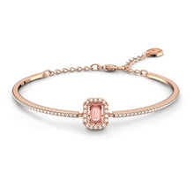 Load image into Gallery viewer, Millenia bangle Octagon cut, Pink, Rose gold-tone plated
