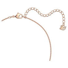 Load image into Gallery viewer, Lovely necklace Heart, White, Rose gold-tone plated