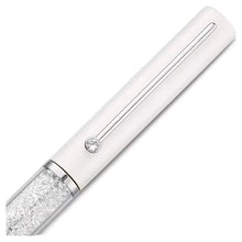 Load image into Gallery viewer, Crystalline Gloss ballpoint pen White, Chrome plated