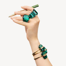 Load image into Gallery viewer, Ballpoint pen Green, Gold-tone plated