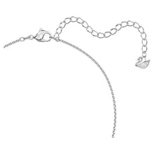Load image into Gallery viewer, Lovely necklace Heart, White, Rhodium plated