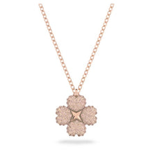 Load image into Gallery viewer, Latisha pendant Flower, Pink, Rose gold-tone plated