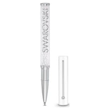 Load image into Gallery viewer, Crystalline Gloss ballpoint pen White, Chrome plated