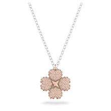 Load image into Gallery viewer, Latisha pendant Flower, Pink, Mixed metal finish