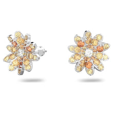 Load image into Gallery viewer, Eternal Flower stud earrings Flower, Multicolored, Mixed metal finish
