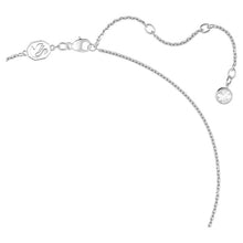 Load image into Gallery viewer, Una pendant Heart, Medium, Pink, Rhodium plated