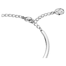 Load image into Gallery viewer, Millenia bangle Octagon cut, Blue, Rhodium plated