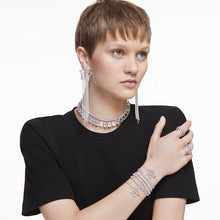Load image into Gallery viewer, Stella bracelet Star, White, Rhodium plated