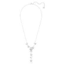 Load image into Gallery viewer, Lilia Y necklace Butterfly, White, Rhodium plated