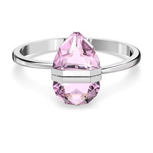 Load image into Gallery viewer, Lucent bangle Magnetic, Oversized crystal, Pink, Stainless steel