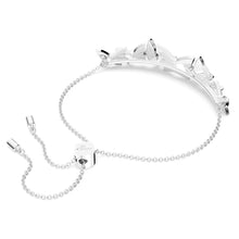 Load image into Gallery viewer, Lilia bracelet Butterfly, White, Rhodium plated