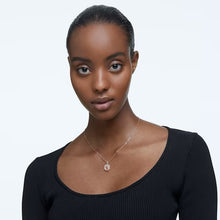 Load image into Gallery viewer, Signum pendant Swan, White, Rose gold-tone plated