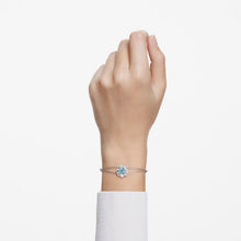 Load image into Gallery viewer, Sunshine bracelet Green, Rhodium plated