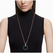 Load image into Gallery viewer, Exalta pendant Green, Gold-tone plated