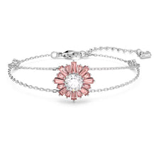 Load image into Gallery viewer, Sunshine bracelet Pink, Rhodium plated