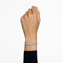 Load image into Gallery viewer, Lilia bracelet Butterfly, White, Rhodium plated