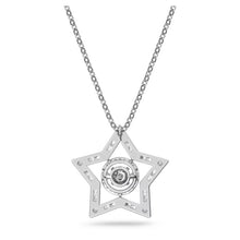 Load image into Gallery viewer, Stella pendant Star, White, Rhodium plated