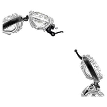 Load image into Gallery viewer, Harmonia bracelet Cushion cut, White, Mixed metal finish