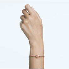 Load image into Gallery viewer, Millenia bangle Octagon cut, Pink, Rose gold-tone plated