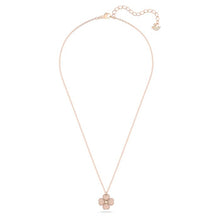 Load image into Gallery viewer, Latisha pendant Flower, Pink, Rose gold-tone plated