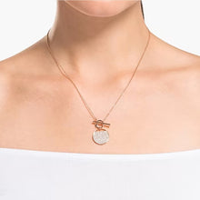 Load image into Gallery viewer, Ginger T Bar set White, Rose gold-tone plated
