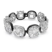 Load image into Gallery viewer, Harmonia bracelet Cushion cut, White, Mixed metal finish