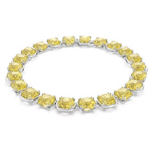 Load image into Gallery viewer, Harmonia choker Cushion cut, Yellow, Rhodium plated