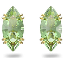 Load image into Gallery viewer, Gema stud earrings Green, Gold-tone plated