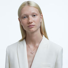 Load image into Gallery viewer, Stella pendant Star, White, Rose gold-tone plated