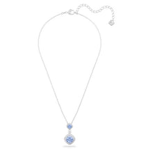 Load image into Gallery viewer, Angelic necklace Blue, Rhodium plated