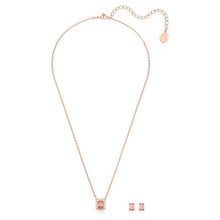 Load image into Gallery viewer, Millenia set Octagon cut, Pink, Rose gold-tone plated