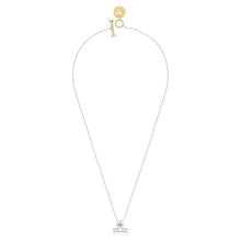 Load image into Gallery viewer, Zodiac II pendant Libra, White, Mixed metal finish