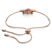 Load image into Gallery viewer, Stella bracelet Star, White, Rose gold-tone plated