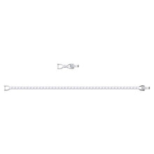 Load image into Gallery viewer, Tennis Deluxe bracelet Round cut, White, Rhodium plated