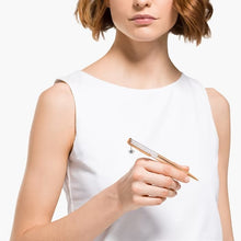 Load image into Gallery viewer, Crystalline ballpoint pen Evil eye, Rose gold-tone, Rose gold-tone plated