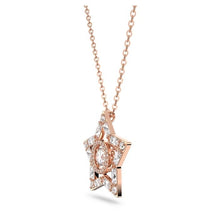 Load image into Gallery viewer, Stella set Star, White, Rose gold-tone plated