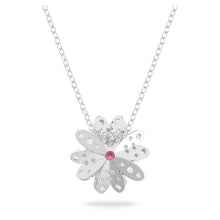 Load image into Gallery viewer, Eternal Flower pendant Flower, Pink, Mixed metal finish