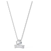 Load image into Gallery viewer, Zodiac II pendant Libra, White, Mixed metal finish