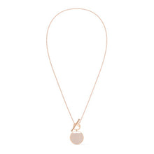 Load image into Gallery viewer, Ginger T Bar set White, Rose gold-tone plated
