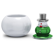 Load image into Gallery viewer, Swarovski Holiday Cheers Snowman Candy Bowl