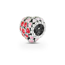 Load image into Gallery viewer, Pandora Red &amp; Pink Hearts Charm