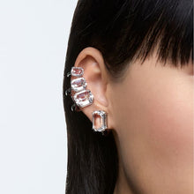 Load image into Gallery viewer, Swarovski Mesmera clip earring Single, Octagon cut crystal, White